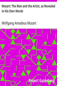Cover of Mozart: The Man and the Artist, as Revealed in His Own Words — Context and Discussion