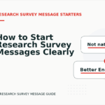 How to Start Research Survey Messages Clearly