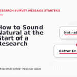 How to Sound Natural at the Start of a Research Survey Message