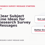 Clear Subject Line Ideas for Research Survey Messages