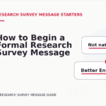 How to Begin a Formal Research Survey Message