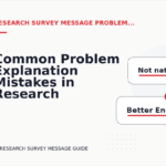 Common Problem Explanation Mistakes in Research Survey Message English