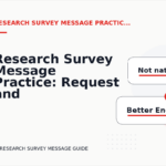 Research Survey Message Practice: Request and Reply Examples