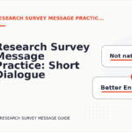 Research Survey Message Practice: Short Dialogue Examples