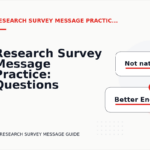 Research Survey Message Practice: Questions and Answers
